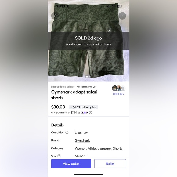 Gymshark Adapt Safari Force Green/Winter Olive - Picture 3 of 3